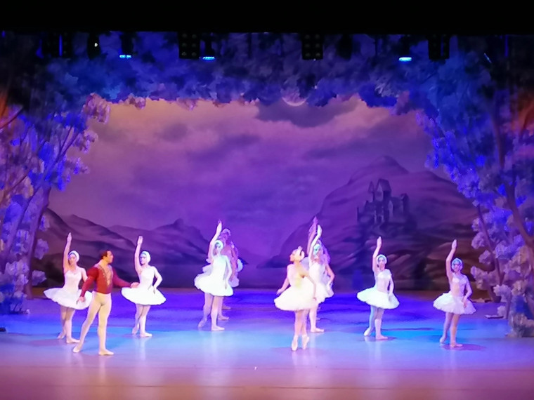 Учащиеся 11 Роснефть класса посетили балет &quot;Лебединое озеро&quot;..
